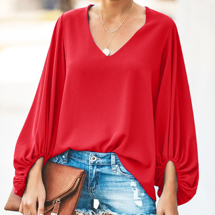 Donna Blusa In Raso  | Camicie Abbigliamento Camicie