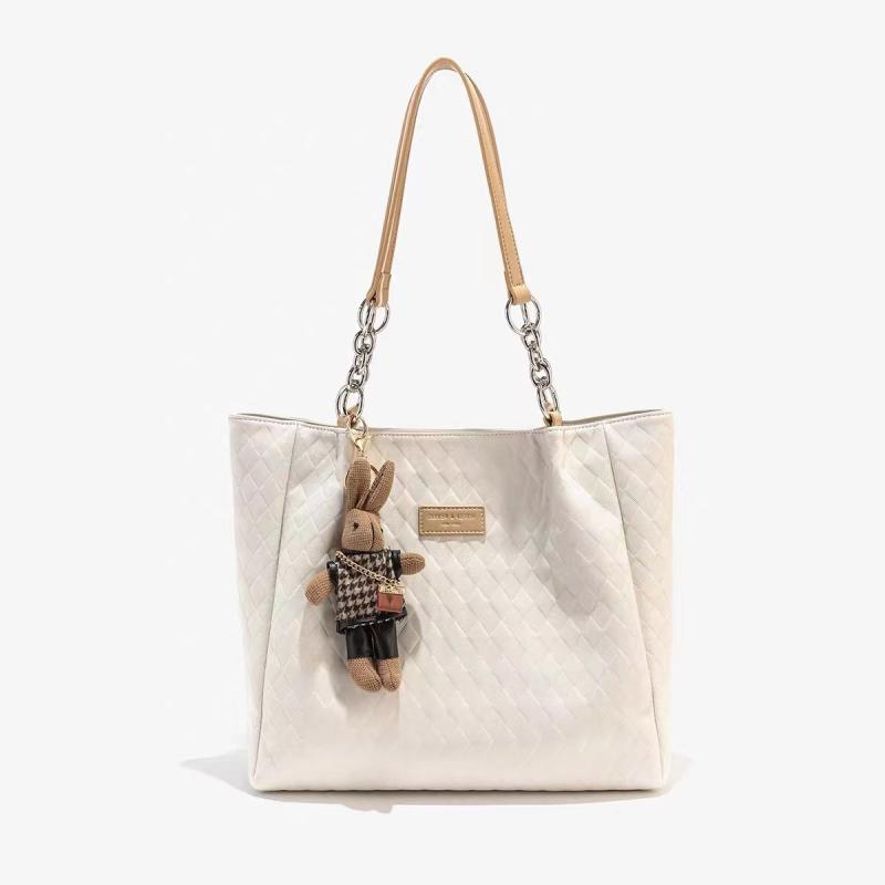 Donna Borsa Shopper 1945 Soft In Pelle Di Vitello Goffrata Con Motivo A Griglia  | Borse Accessori Borse