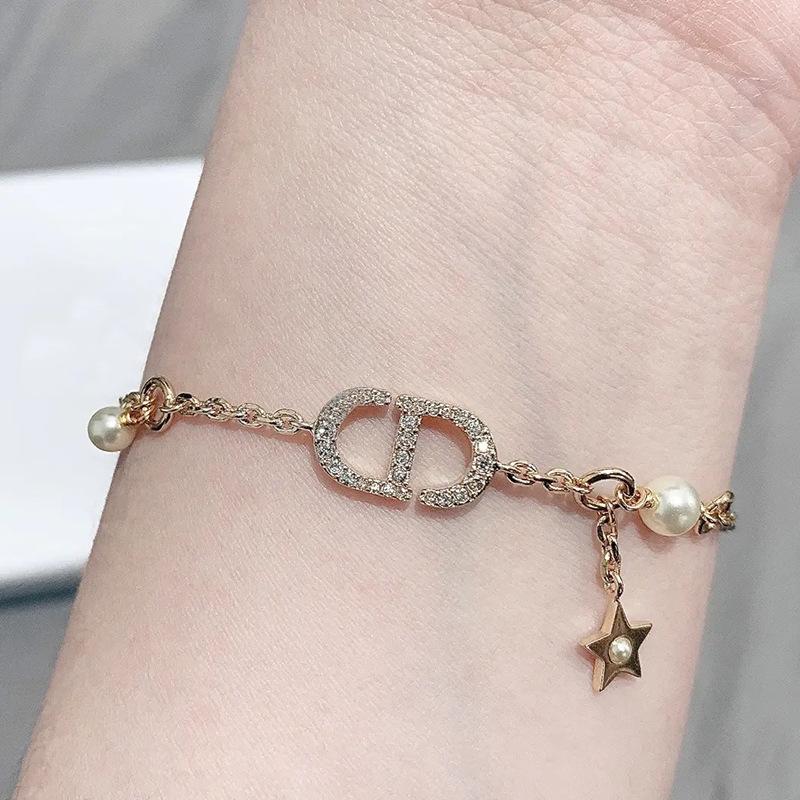 Donna Bracciale Con Perle Sintetiche  | Gioielli Accessori color oro