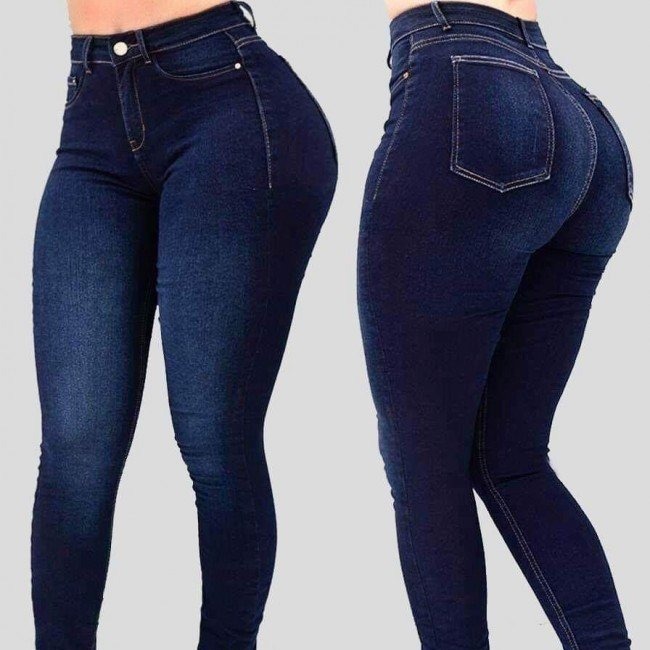 Donna Jeans Skinny Bottom Up  | Jeans Abbigliamento denim blu