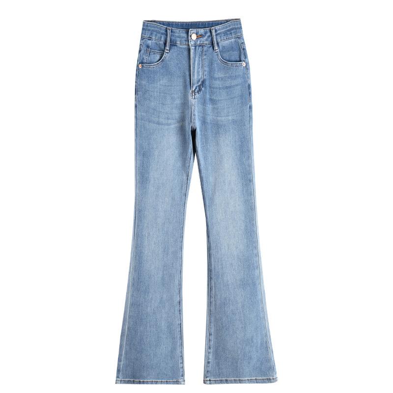 Donna Jeans Slim In Denim Blu Chiaro  | Denim Abbigliamento blu