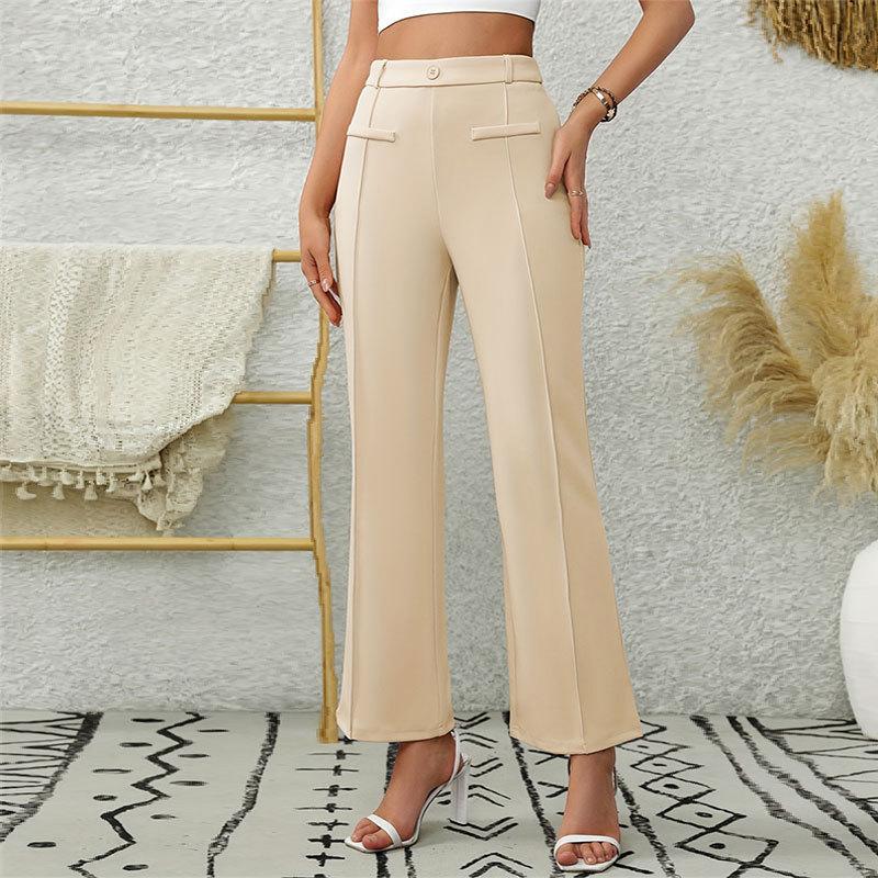 Donna Pantaloni Flare Stretch  | Tailleur Abbigliamento Donna