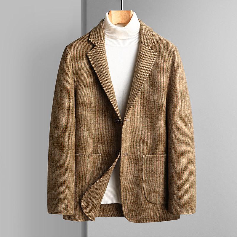 Uomo Giacca In Principe Di Galles  | Giacche Abbigliamento check beige