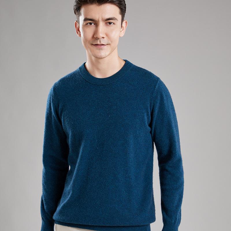 Uomo Maglia In Lana E Cashmere  | Cardigan E Maglioni Abbigliamento blu