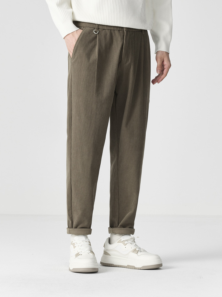 Uomo Pantaloni Da In Velluto  | Pantaloni Abbigliamento bianco