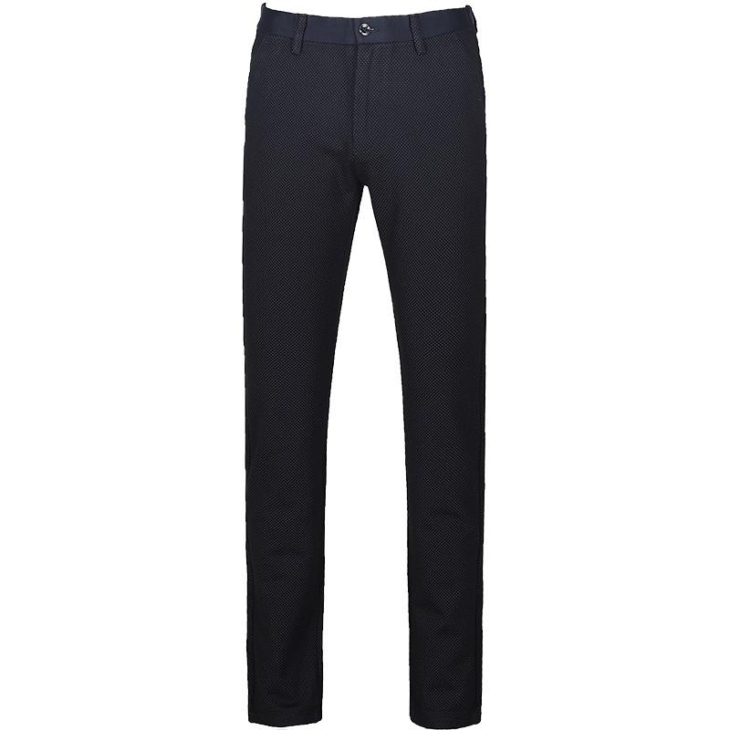 Uomo Pantaloni In Lana Con Monogramma  | Pantaloni Abbigliamento nero