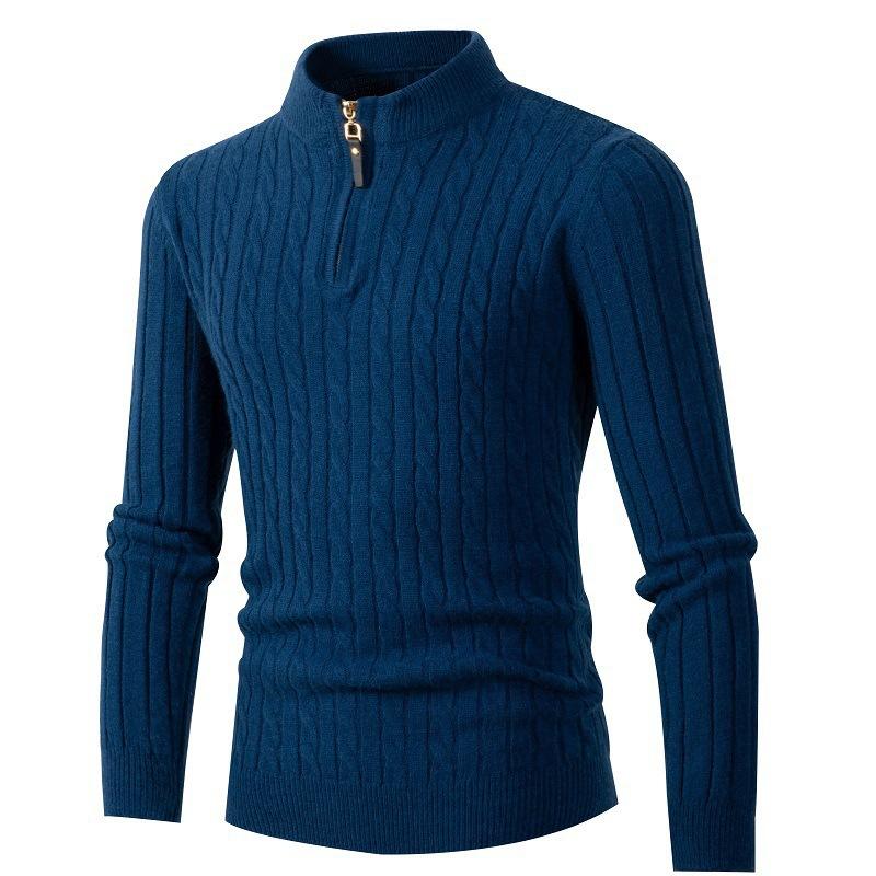 Uomo Pullover In Eco-Cachemire Con Collo Alto  | Maglieria Abbigliamento Maglieria