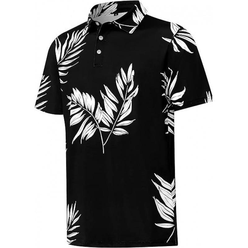 Uomo T-Shirt Con Stampa Palme  Vintage  | T-Shirts Abbigliamento nero